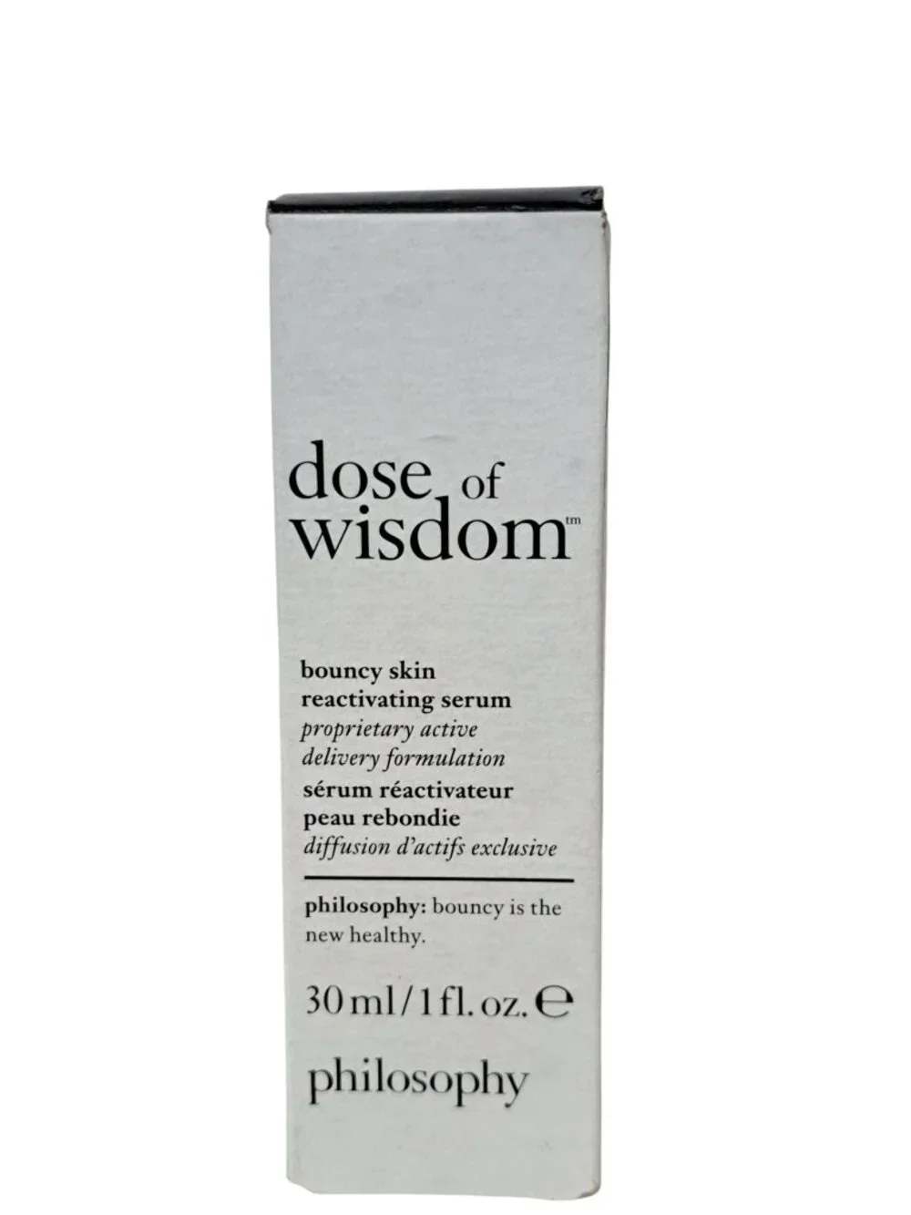 Philosophy Dose of Wisdom 30ml Bouncy Skin Reactivating Serum NWT in box